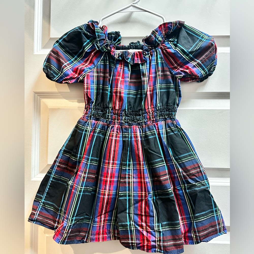 Crewcuts Plaid Dress. Kids 6